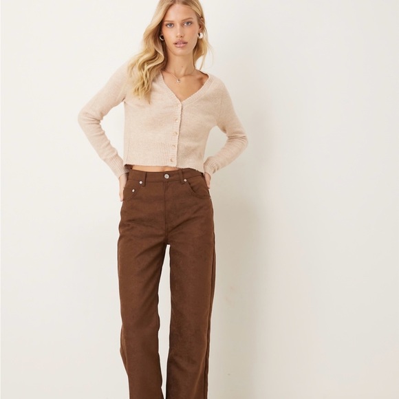 Free People School Girl Cardigan in Pearl Melange - Picture 2 of 10